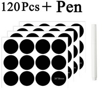 라벨스티커 라벨지 30 개/갑/팩 칠판 스티커 주방 화장품 개/대 냉장고 라벨, 14 48Pcs Pen C