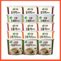 신송 컵 된장국(우거지컵6+시금치컵6+배추컵6+홍게컵6)
