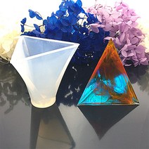 레진아트/문진아트/석고방향제/실리콘몰드/삼각뿔몰드, _9570_60mm