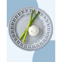 디너 플레이트 유럽풍 핸드메이드 포르투갈 도자기, 크리스탈블루-1. 머그