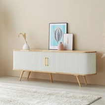 1800 세련된 원목 거실티비장 TV장식장 인테리어소품 술장 위스키선반 주방, 아이보리