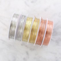 짱패브릭 동선와이어/공예와이어/공예용 동선, 0.5mm, 브론즈