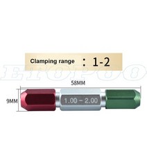 핀 게이지 측정 도구 원통형 부드러운 플러그 홀 홀더 스텝 핸들, 핸들 1-2 1pcs