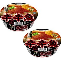 신신어 라멘 스가키야 카라카라우오 매운 컵라면 2개, 개