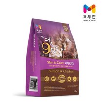 펫마을 목우촌 펫9단 피부건강 1.8kg 애견사료 전연령, 상품, 닭
