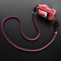 후지필름 올림푸스 파나소닉 라이카 DSLR 미러리스 카메라용 나일론 로프 슬링 다기능 퀵 릴리스 넥 숄더, 07 purple, 한개옵션1