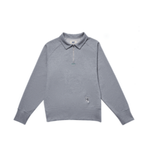 이피티 NIBB 비비 크림LE 하프 집업 맨투맨 스웨트셔츠 그레이