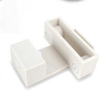 안뚫어고리 못없이커튼봉 레일 블라인드 다이소, 흰색