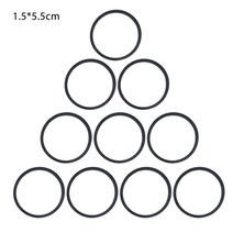 10pcs 1.5mm 범용 카세트 테이프 머신 벨트 CD DVD 레코더 용 일반적인 사각형 고무 벨트 워크맨, E