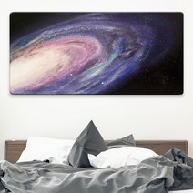 우주 그림 3종 인테리어액자 캔버스액자 감성액자 홈데코 홈갤러리 거실 인테리어 그림액자, 은하