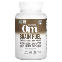 Om Mushrooms 브레인 퓨얼 BrainFuel 667mg 90정 1팩