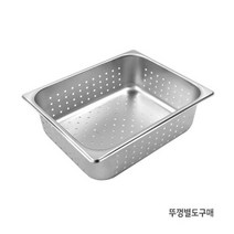 개똥마미 스텐 타공바트 밧드 업소용 스텐통 반찬통 (4인치 1/2), 단품없음, 선택완료