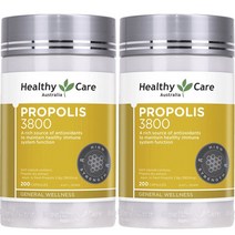 헬시케어 고농도 프로폴리스 3800mg 캡슐, 200개입, 2개