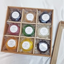 미앤크린 수제비누세트 천연비누 선물세트 클렌징비누, 75g, 9구