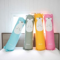 꿀몽 시바견 사탕베개 에어메쉬원단 3D메쉬원단 롱베개 긴베개 바디필로 아동베개 유아베개 성인베개 베, 노랑(솜 미포함)