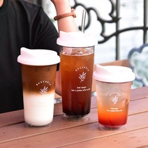 미플래닛 리프 리유저블컵 텀블러 [3size], 473ml