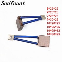 유압 모터 감속 자동차 스티어링 브러시 오일 펌프 지게차 카본 8/9/10/20/25/30mm 1 개, [09] 10x25x25mm