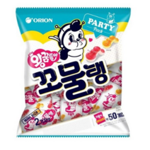 오리온 왕꿈틀이 꼬물탱 미니젤리 50p, 500g, 1개
