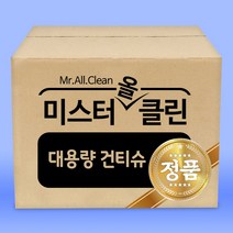 미스터올클린 건티슈 대용량 청소포 멀티티슈 벨크형, 1_플레인타입2.5KG