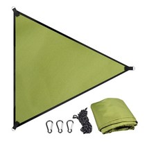 마당 그늘막 옥상 수영장 타프 방수 sun shade sail 정원 파티오 triangle sunshade Swimming pool awning canopy uv block, 협력사, 초록