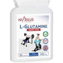 Nutrilus L Glutamine 뉴트리누스 L-글루타민 500mg 90캡슐