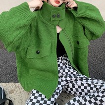 대박난박양 하이넥 니트 점퍼