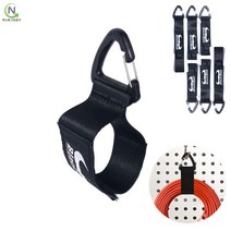 넥스트그린 등산 캠핑용품 정리 벨크로끈 6p 고리 홀더 전선 케이블 보관