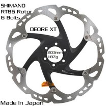 시마노 RT86 로터 디스크 브레이크 6 볼트 DEORE XT MTB 사이클링 자전거