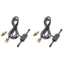 2x 광대역 수신 스캐너 안테나 창 유리 마운트 Uniden SDS100 BCD430HP BCD325P2 BR330T BC75XLT BC125AT, 01 As shown