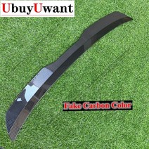 스포일러 Roof 스포일러 Extension 아우디 A6 C7 Avant 2011-2017 ABS Plastic Car Tail Trunk Wing Allroa, 03 Fake Carbon Fiber