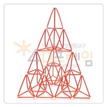 [포디프레임] 시에르핀스키 피라미드 (이등변 2단계)