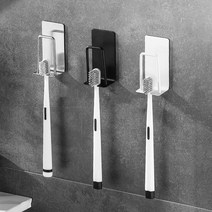 [생활양식] 304 스텐 칫솔 양치컵걸이 거치대, 블랙