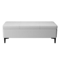 수납스툴 스토리지 침대 벤치의자 보관소파 피팅룸, 다크 그린 80x40x45cm