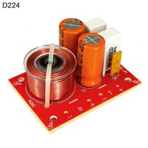 80W 12V 스피커 양방향 오디오 주파수 분배기 라우드 용 2 유닛 크로스 오버 필터