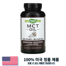 네이쳐스웨이 MCT 코코넛 오일 소프트젤 180정, 1개