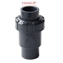 PVC 파이프 피팅 체크 밸브 배관 시스템 20mm 32mm 드롭 쉬핑, 02 DN20