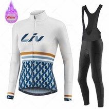 자전거 의류 리브-여성용 팀 겨울 사이클링 의류 보온 플리스 자전거 저지 세트 MTB 로드 바이크 유니폼 Ro, 05 jersey set 5_03 S
