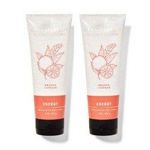 배스앤바디웍스 아로마테라피 에너지 바디크림 오렌지 진저 226.8g 8온스, 8 Ounce (Pack of 1)