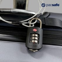 팩세이프 TSA 콤비네이션 와이어 다이얼 보안 자물쇠 여행용 자전거용 킥보드용 도난방지