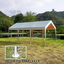 농막 간이창고 주차장 천막 2x2 베이지 [천 없음], N