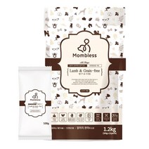 맘블레스 그레인프리 전견용 양고기 1.2kg 건강관리 전연령사료