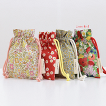 DTP대폭린넨원단) NARA1001 린넨컷트지4in1 허니비&플로라