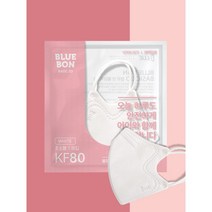 KF80 블루본 베이직 새부리형 초소형 마스크 90매