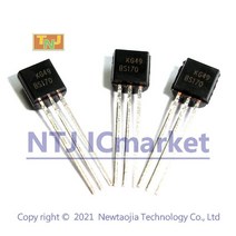50 PCS BS170 ~ 92 TMOS FET 스위칭 향상 N 채널 60-V (D-S) 500Ma MOSFET 트랜지스터, 한개옵션0