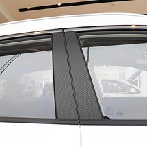 [mansubmall] 기아 니로 B필러 기둥 몰딩 카본 데칼스티커 튜닝용품, 유광블루카본