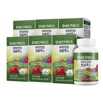 바디닥터스 비타민B 컴플렉스 영양제, 60정, 6개, 60정