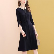 캐쥬얼 롱스커트 여름 데일리룩 썸머룩 바캉스룩 모시 면 실크 뽕잠사가 배를 가리고 항저우 춘추복 넓은 마마 원피스 프리미엄