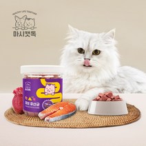 마시캣독 큐브 고양이 유산균 변비 면역력 생 플로린 포스트바이오틱스, 마시캣독 큐브 고양이 유산균 1개