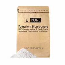 Pure 퓨어 Bicarbonate 중탄산 칼륨 분말 907.2g 32oz, 1개