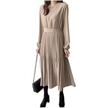돌잔치 드레스 원 앰브 주름 롱 원피스 a 라인 예쁜 결혼식 불러 m 2xl
